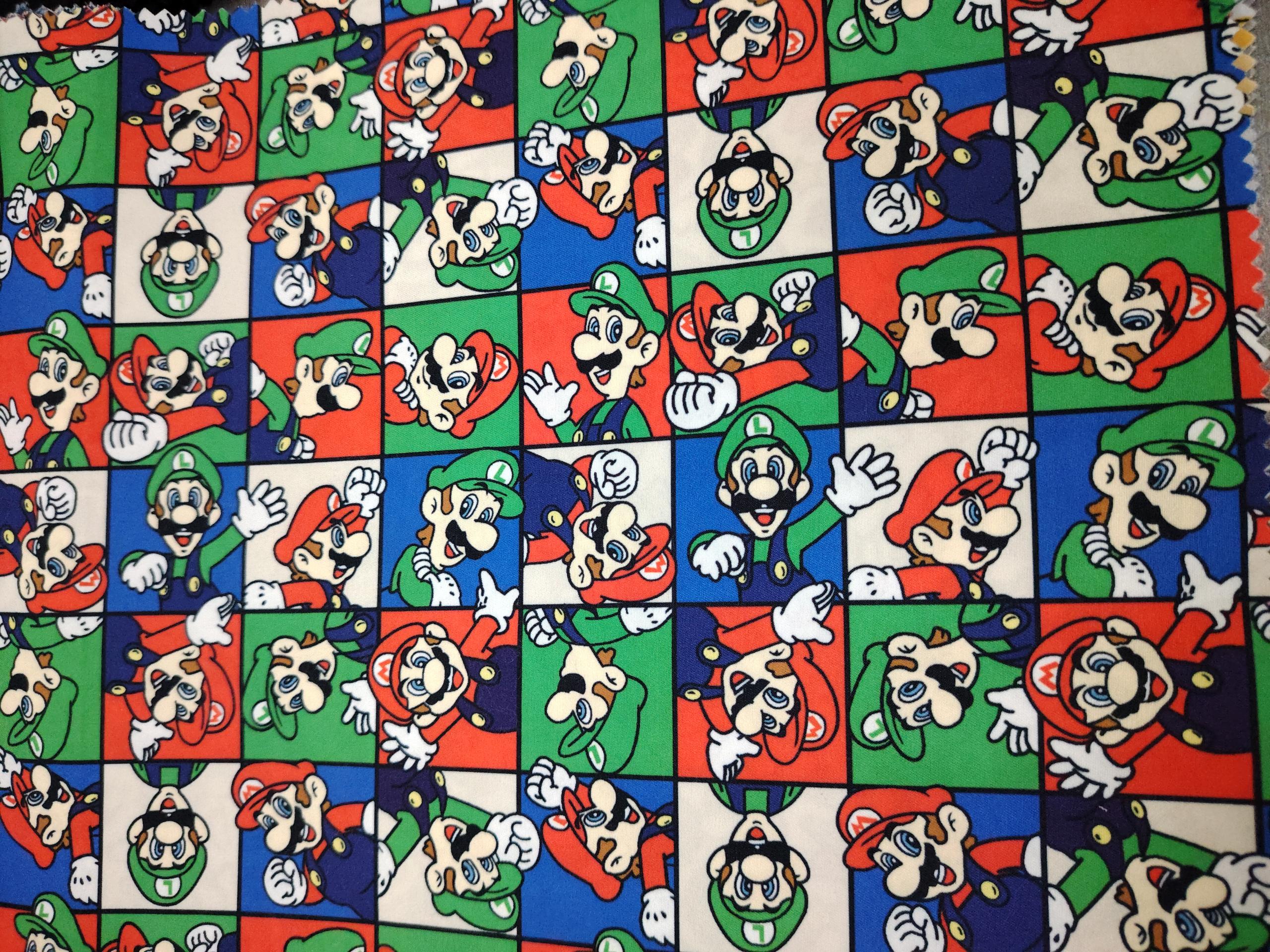 Terciopelo melocotón estampado